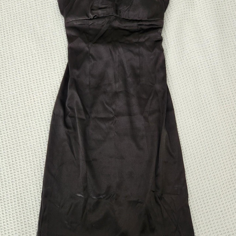 Ruby Rox Vintage Y2K Black Strapless Midi Dress 7 Formal Prom Juniors Womens